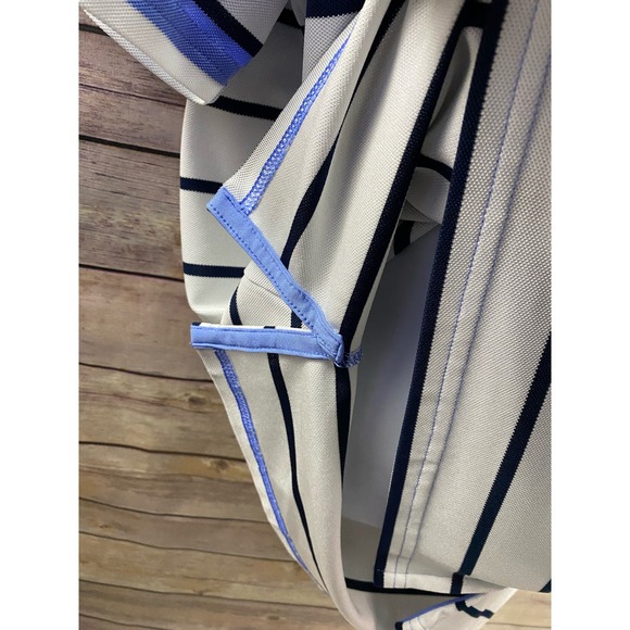 RLX Ralph Lauren Mens Striped Golf Polo Size L Short Sleeve Wicking Stretch EUC - Picture 6 of 9